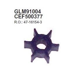 Mercury impeller 3/3,5 pk, 2,5 pk 4-takt, 4/5pk 2T en 4T. Vervangt: Mercury 47-16154-3 en Tohatsu 369-65021-1 (CEF500377). Beste