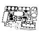 27-43779A87-engine block gasket set | 50 55 & 60 HP (1986-1990)