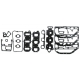 Pakkingset / Powerhead gasket set 60-75 pk 3cil Johnson Evinrude (1979-1988). Origineel: 385416. (SIE18-4300) GLM39350