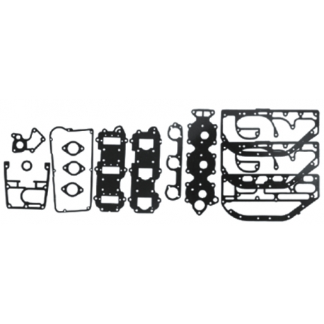 End gasket Kit/Powerhead gasket set 3cil 60-75 HP Johnson Evinrude (1979-1988). Original: 385416. (SIE18-4300) GLM39350