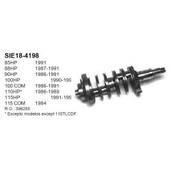 396255, 0396255 - Krukas (85 t/m 115 pk) Johnson Evinrude buitenboordmotor