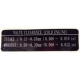 66 m-12138-60 Sticker with adjusting valves sizes Yamaha outboard