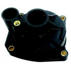 Enclosure-Evinrude (60 HP large housing), 3cil, 60/70 1960-1975 HP HP 4-stroke. Outboard engine. Original: 438543