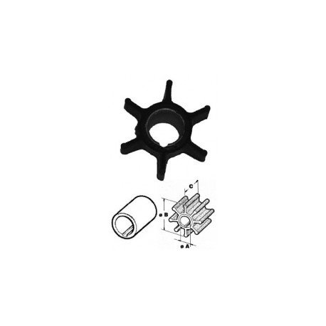 Johnson, evinrude, tailpiece, parts, 9-9, 15, HP, impeller