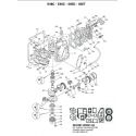 No : 54-Yamaha Piston original : 688-11635-03-Piston (0,25 MM o/s)