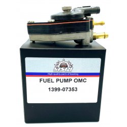 Fuel pump/Fuel Pump 20 to 30 HP (1990-2000) Johnson Evinrude outboard motor. Original: 438555, 433386