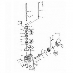 2 pk B/MSH/CMH Yamaha - Staartstuk Onderdelen 