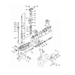 E40X MLHZ XMH XW & 40XMH XE  Yamaha - Staartstuk Onderdelen