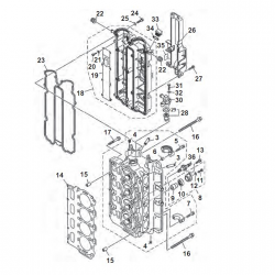 F80 F100 & F115 Cylinder Components