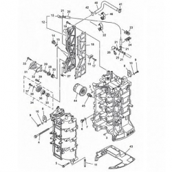 F80 F100 & F115 Engine Block Parts