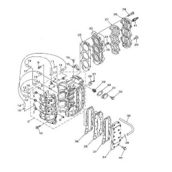 50D/DE - 50H/HEDO/HETO/HMHD/HWHDLO/HRDO - 50MTO Blok Onderdelen (3 cilinder) 