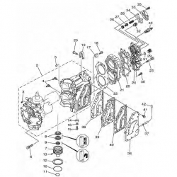 E40GMH/S/L E40JMH E40JWH 40GWH & 40JWH (2003/04) - Motorblok Onderdelen 
